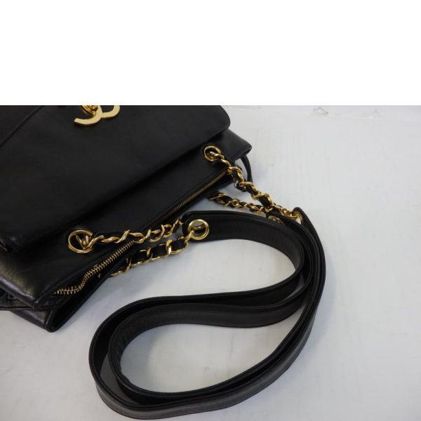 74568 5 Chanel Cocomark Chain Bag Black