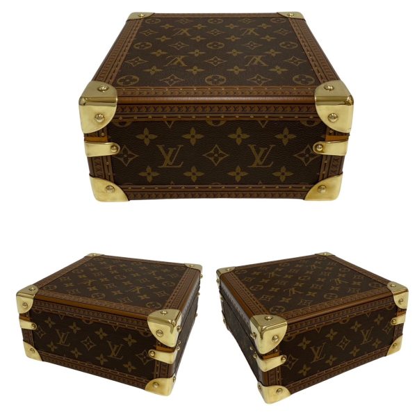 745g744 21147 5 Louis Vuitton Coffret Jubilee Monogram Jewelry Box Vanity Bag Brown