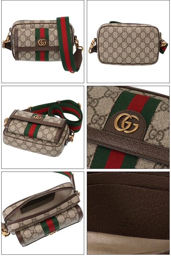 746308 96iwt 8745 2 GUCCI Ophidia GG Mini Bag Shoulder Bag Beige