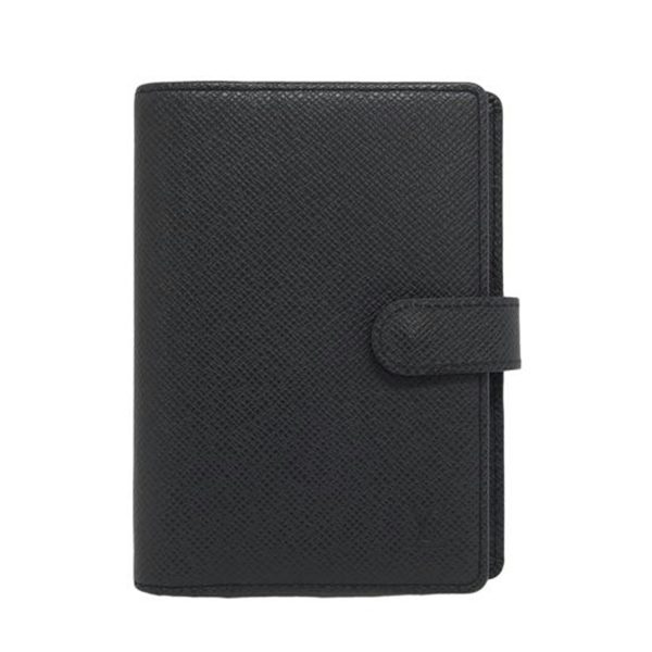 74643 1 Louis Vuitton Agenda PM Taiga Planner Black