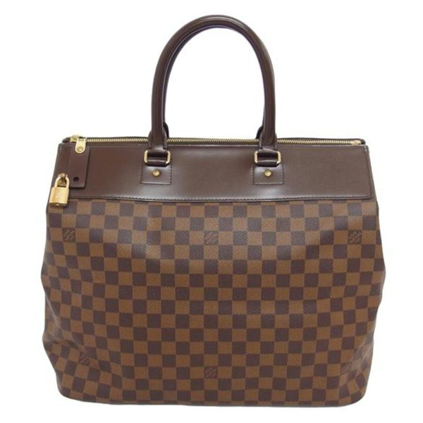 74643 1 Louis Vuitton Greenwich PM Damier Handbag Ebene Brown