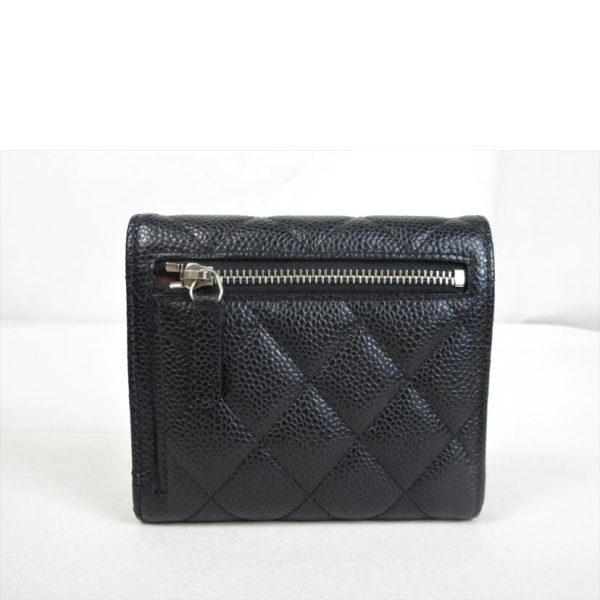 74659 2 Chanel Caviar Wallet Bag Black