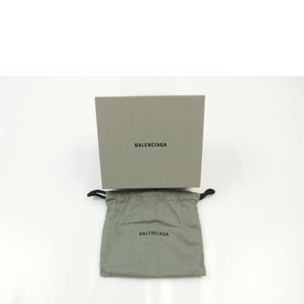 74721 6 Balenciaga Cash Mini Wallet Black