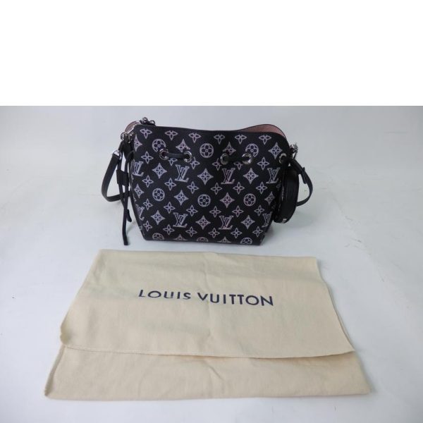 74744 9 Louis Vuitton Bella Mahina Hand Bag Pink