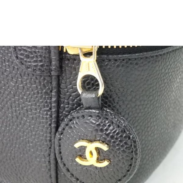 74810 7 Chanel Cocomark Vanity Bag Caviar Skin Black