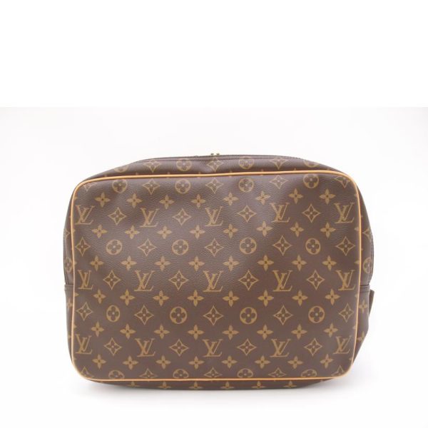 74858 2 Louis Vuitton Reporter GM Monogram Shoulder Bag Brown