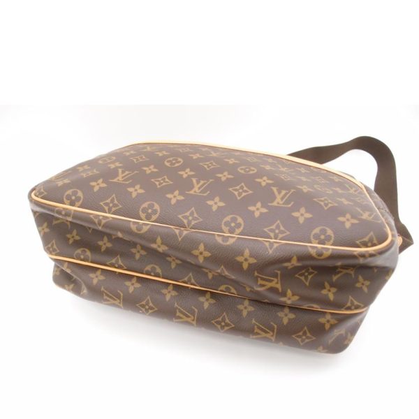 74858 3 Louis Vuitton Reporter GM Monogram Shoulder Bag Brown