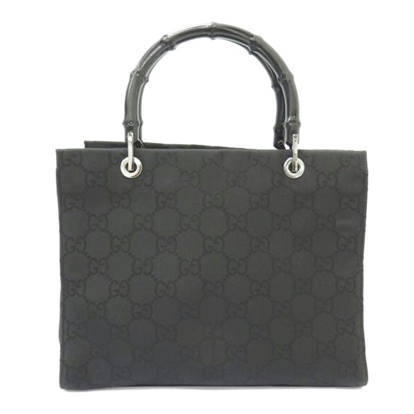 74922 1 Gucci GG Canvas Bamboo Handbag