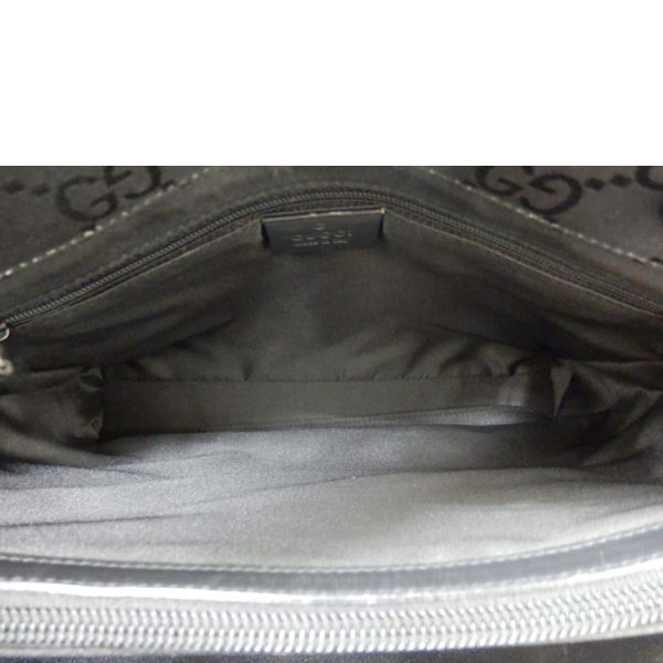 74922 8 Gucci GG Canvas Bamboo Handbag