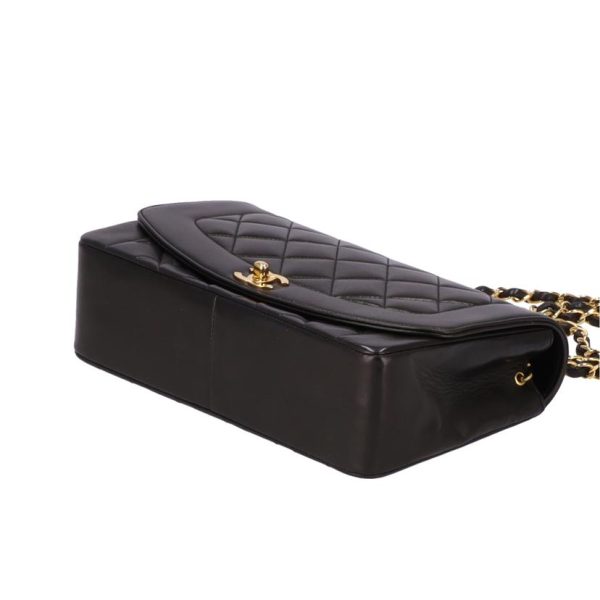 75000 3 Chanel Diana Flap Chain Shoulder Bag Black