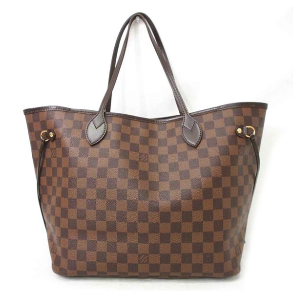 75010 1 Louis Vuitton Neverfull MM Damier Ebene Bag Brown