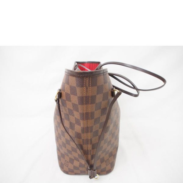 75010 4 Louis Vuitton Neverfull MM Damier Ebene Bag Brown