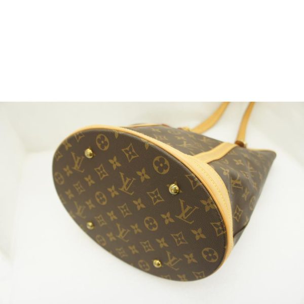 75015 3 Louis Vuitton Bucket GM Monogram Shoulder Bag Brown