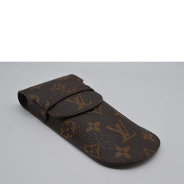 75031 4 Louis Vuitton Etuit Stilot Monogram Case Brown