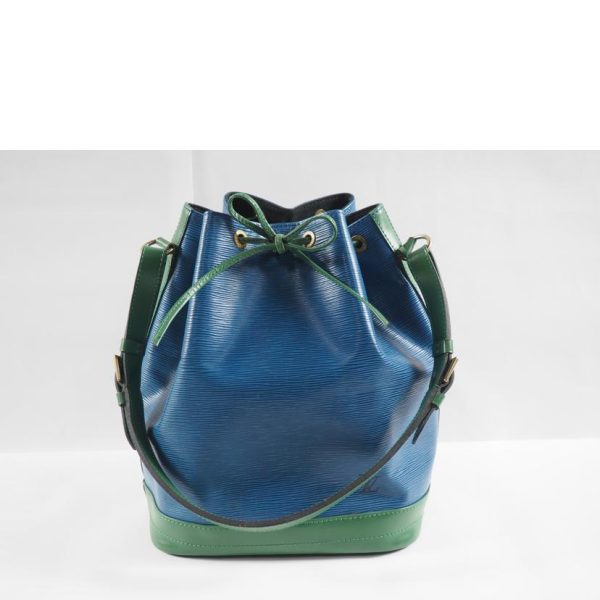 75066 2 Louis Vuitton Noe Bucket Bag Epi Toledo Blue