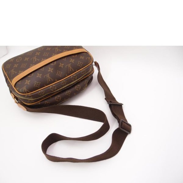 75084 4 Louis Vuitton Reporter PM Monogram Shoulder Bag Brown