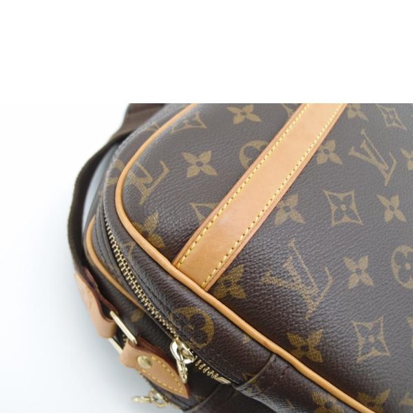 75084 7 Louis Vuitton Reporter PM Monogram Shoulder Bag Brown