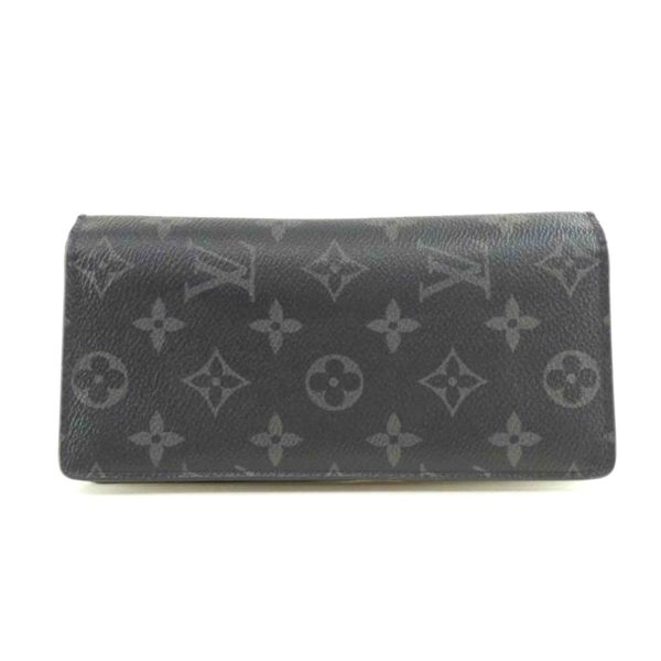 75089 1 Louis Vuitton Portefeuille Braza Monogram Eclipse Wallet Black