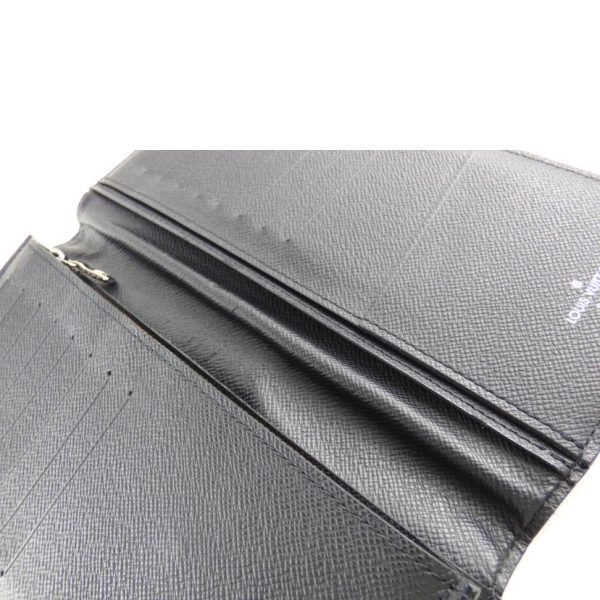 75089 6 Louis Vuitton Portefeuille Braza Monogram Eclipse Wallet Black