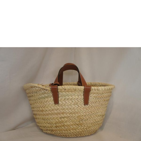 75093 2 Celine Teen Triomphe Classic Pannier Straw Bag