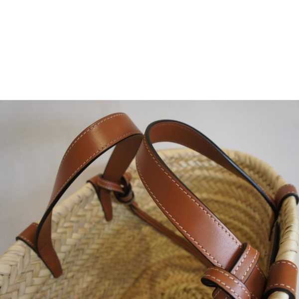 75093 4 Celine Teen Triomphe Classic Pannier Straw Bag