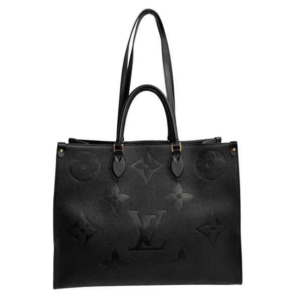 750i750 19517 1 Louis Vuitton On the Go GM Monogram Empreinte 2way Tote Bag Black