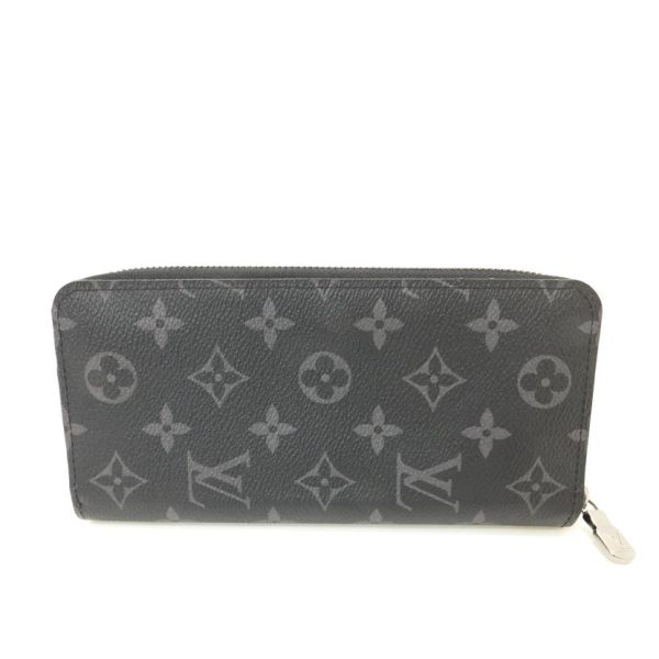 75169 2 Louis Vuitton Zippy Wallet Vertical Monogram Eclipse Black