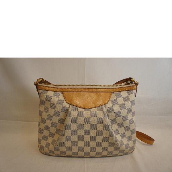 75196 2 Louis Vuitton Siracusa PM Shoulder Bag Damier Azur