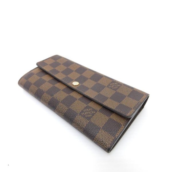 75226 3 Louis Vuitton Portefeuil Sala Damier Wallet Brown