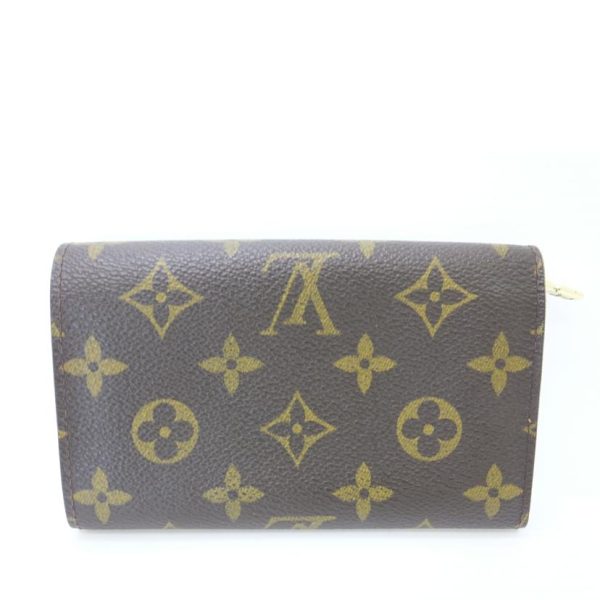 75233 2 Louis Vuitton Portomone Vietresor Monogram Wallet Brown