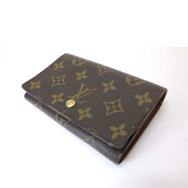 75233 3 Louis Vuitton Portomone Vietresor Monogram Wallet Brown