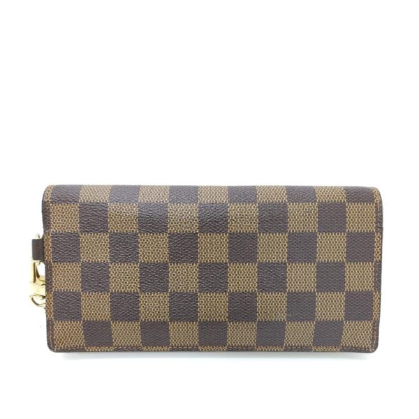 75240 2 Louis Vuitton Portefeuil Cordeon Damier Wallet Brown