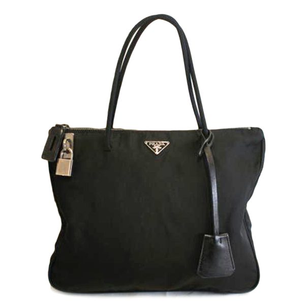 75253 1 PRADA Nylon Tote Black