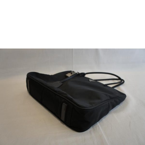 75253 4 PRADA Nylon Tote Black