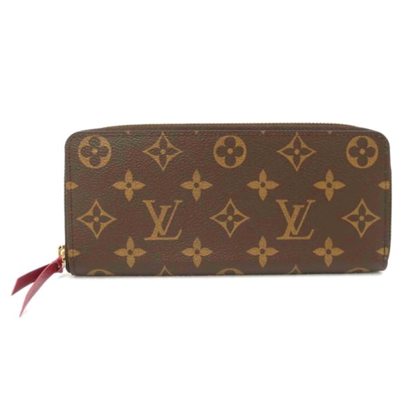 75300 1 Louis Vuitton Portefeuille Clemence Monogram Wallet Fuchsia