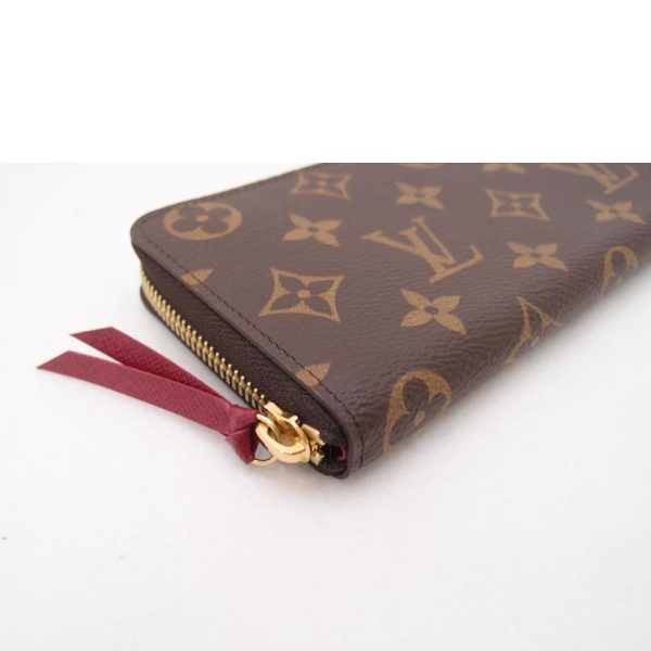 75300 8 Louis Vuitton Portefeuille Clemence Monogram Wallet Fuchsia