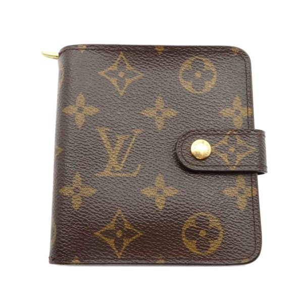 75328 1 Louis Vuitton Compact Zip Wallet Brown