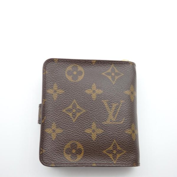 75328 2 Louis Vuitton Compact Zip Wallet Brown