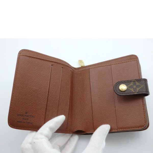 75328 4 Louis Vuitton Compact Zip Wallet Brown