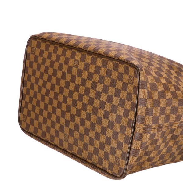 75350 3 Louis Vuitton Greenwich PM Damier Ebene Travel Bag Brown