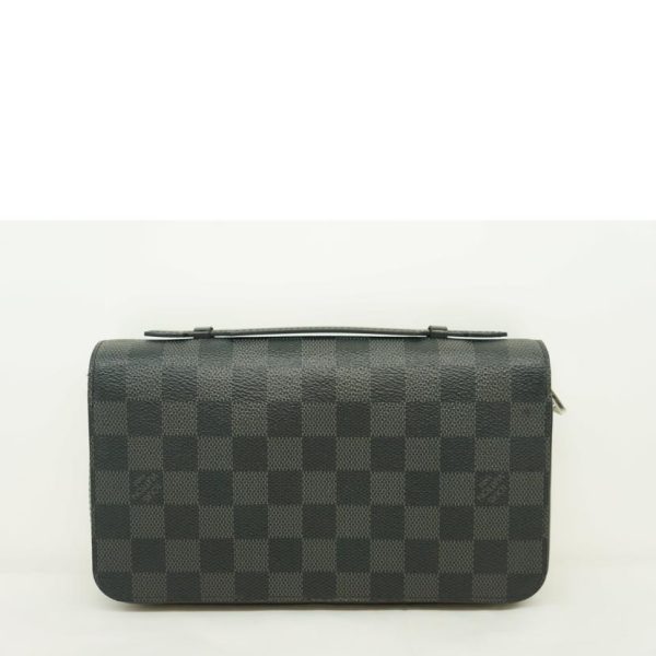 75352 2 Louis Vuitton Zippy XL Wallet Damier Graphite