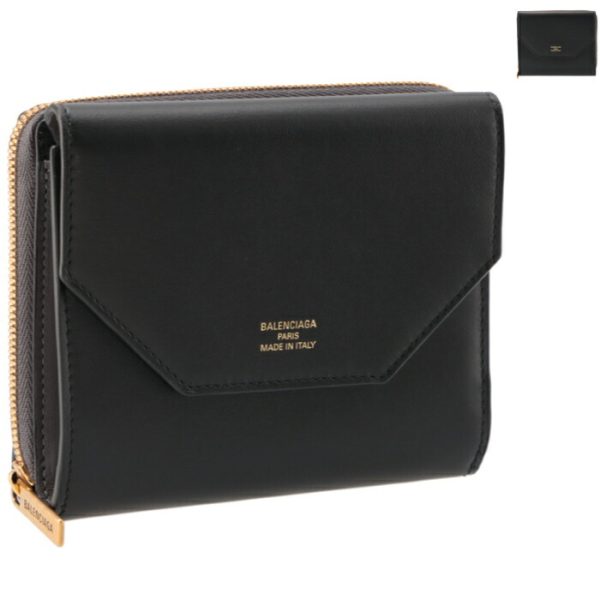 7537622aaby Balenciaga Envelope Tri fold Wallet