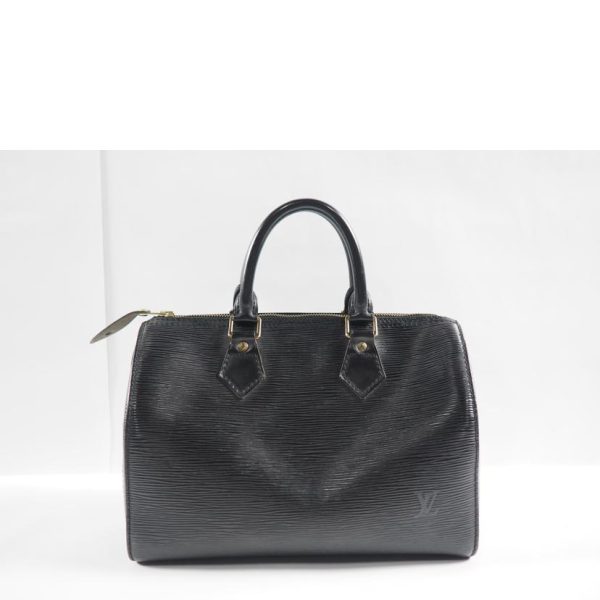 75424 2 Louis Vuitton Speedy 25 Handbag Epi Noir