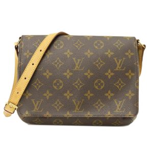 75435 1 Louis Vuitton Fold Tote PM 2WAY Bag Monogram Crème Brown