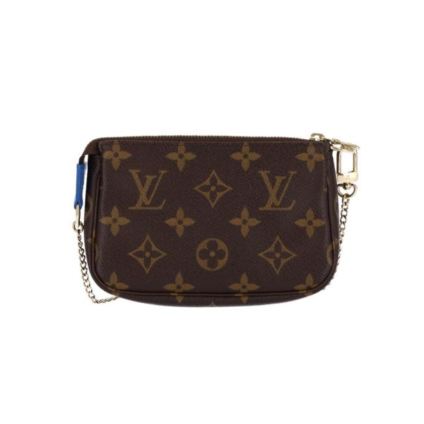 75510 2 Louis Vuitton Mini Pochette Accessory Monogram Bag Brown