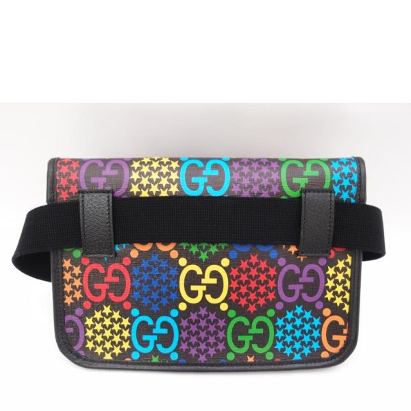 75519 2 Gucci GG Psychedelic Body Bag Black Multicolor