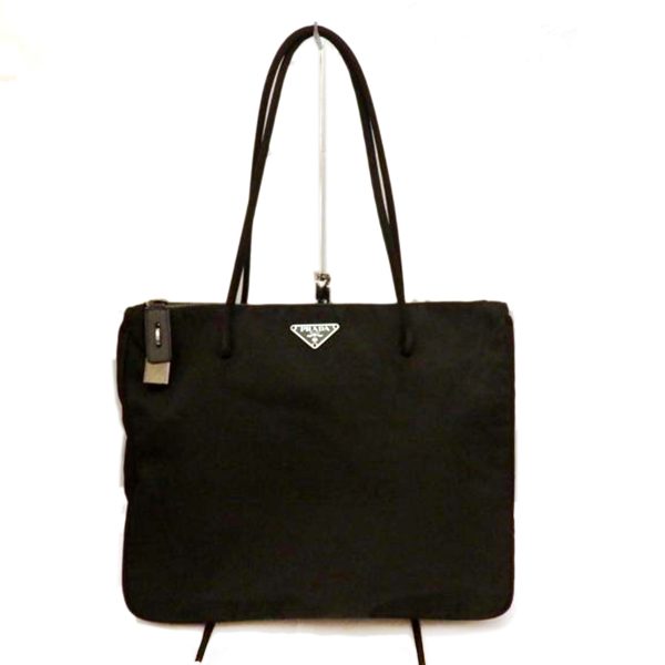 75520 1 PRADA Nylon Tote Black