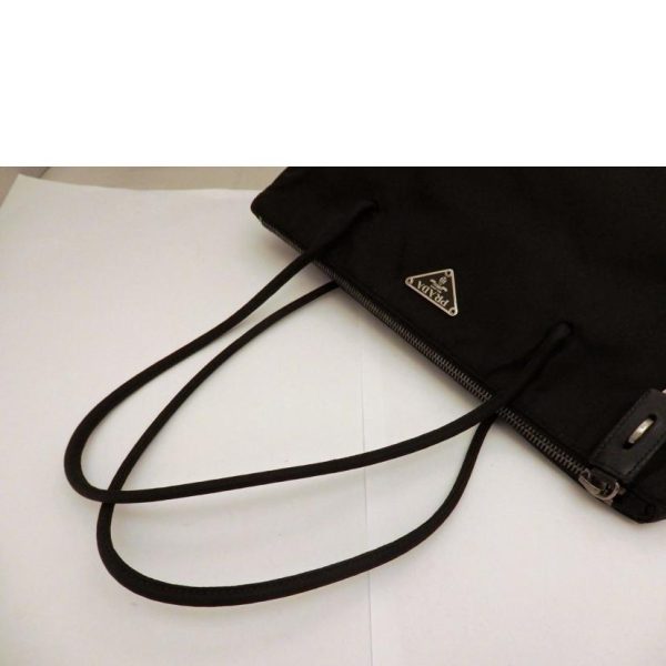 75520 3 PRADA Nylon Tote Black