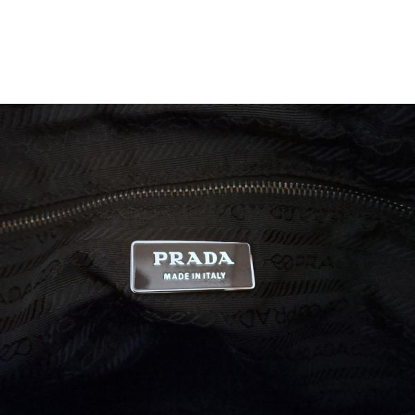 75520 7 PRADA Nylon Tote Black