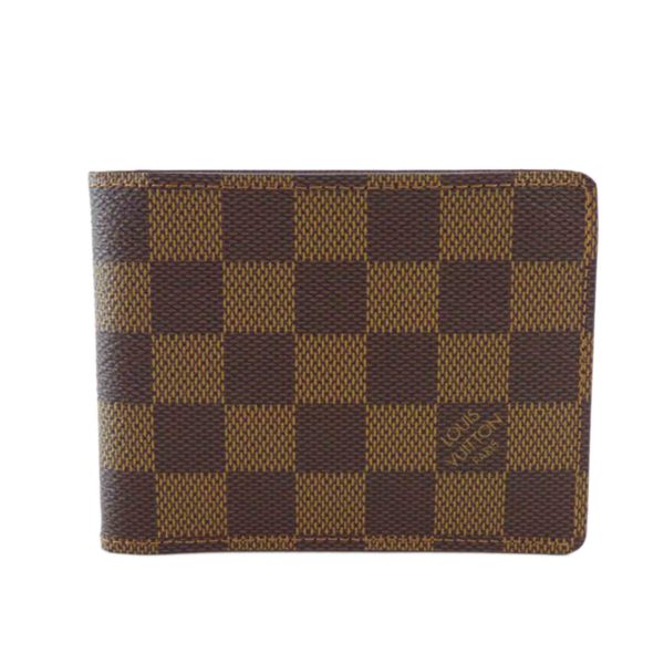 75546 1 Louis Vuitton Portefeuil Multiple Damier Wallet Brown